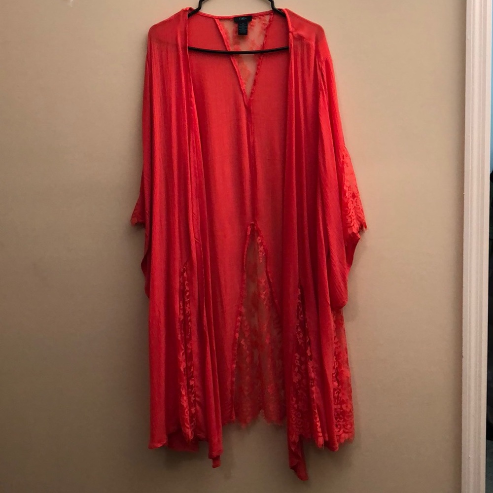 Rue 21 Peach Cardigan